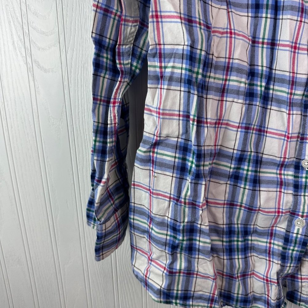 Talbots Plaid Button Down Size XL‎ - image 2